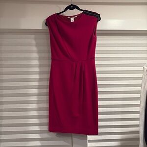 Diane von furstenberg pink sleeveless sheath dress size 8